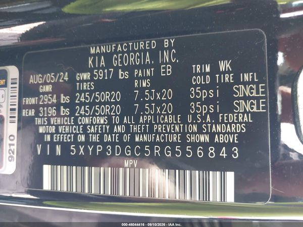 2024 KIA TELLURIDE EX — I9