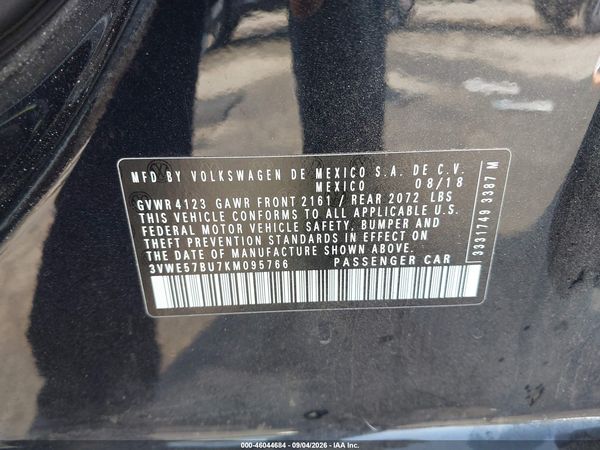 2019 VOLKSWAGEN JETTA 1.4T SEL — I9