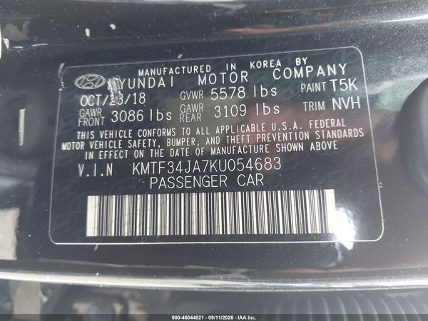 2019 GENESIS G90 3.3T PREMIUM — I9