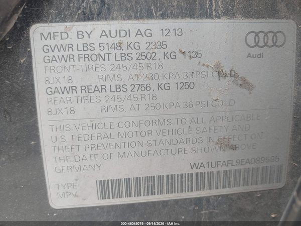 2014 AUDI A4 ALLROAD PREMIUM PLUS