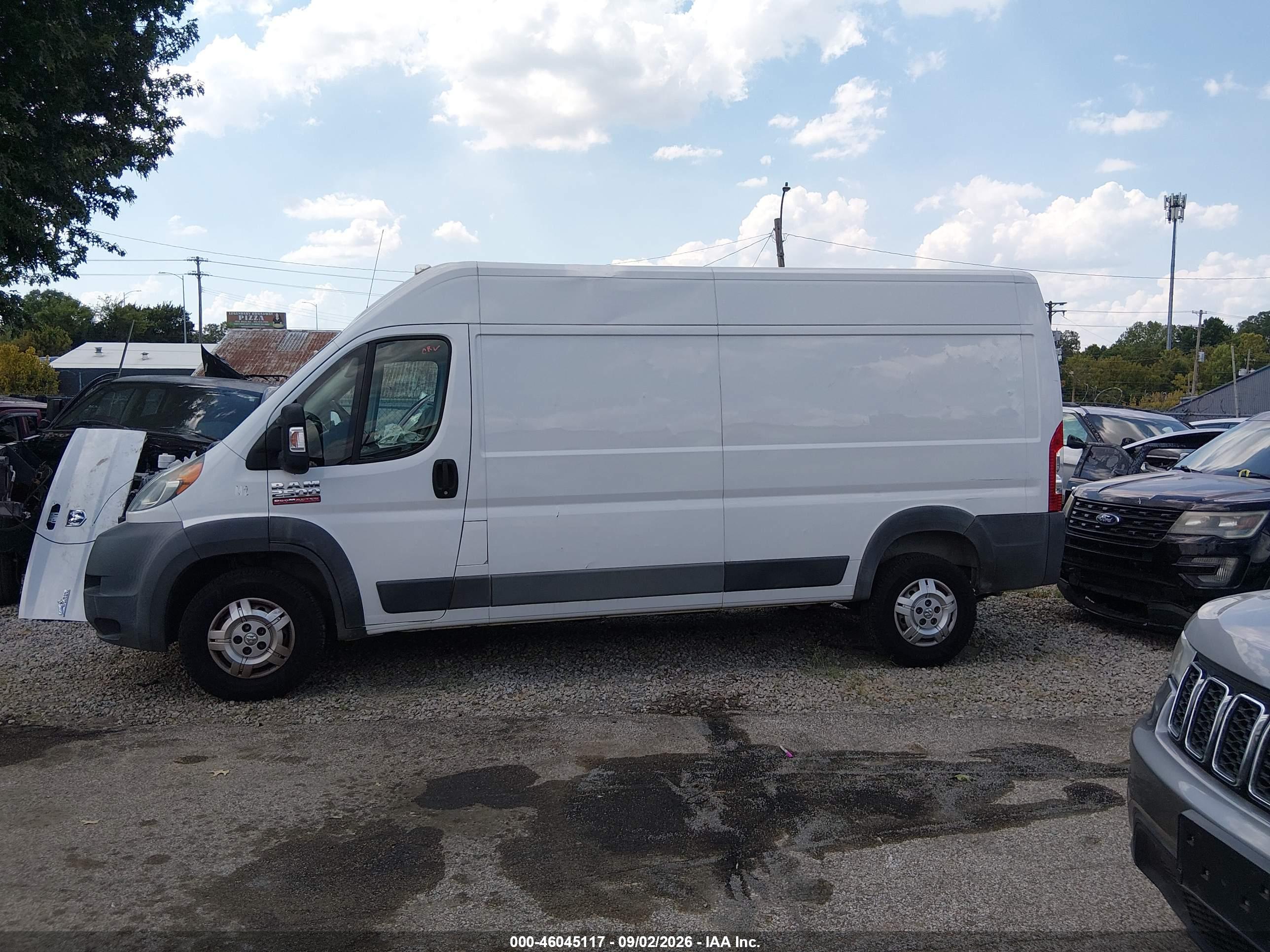 2016 RAM PROMASTER 2500 HIGH ROOF