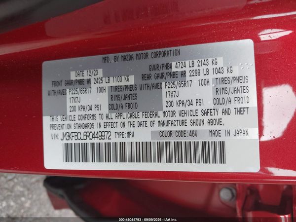 2024 MAZDA CX-5 2.5 S PREFERRED — I9