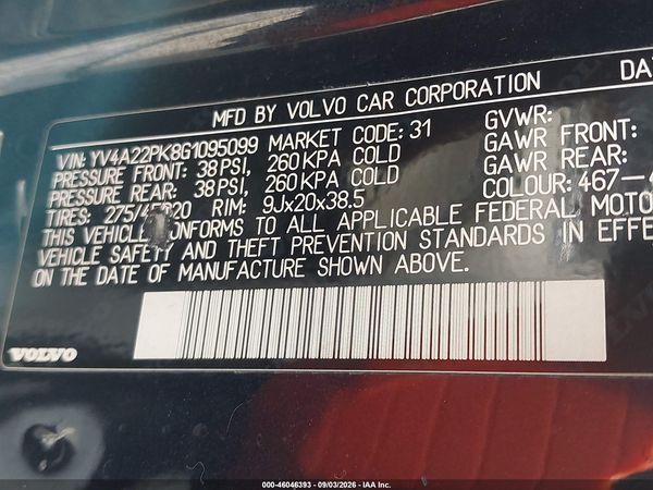 2016 VOLVO XC90 T6 MOMENTUM