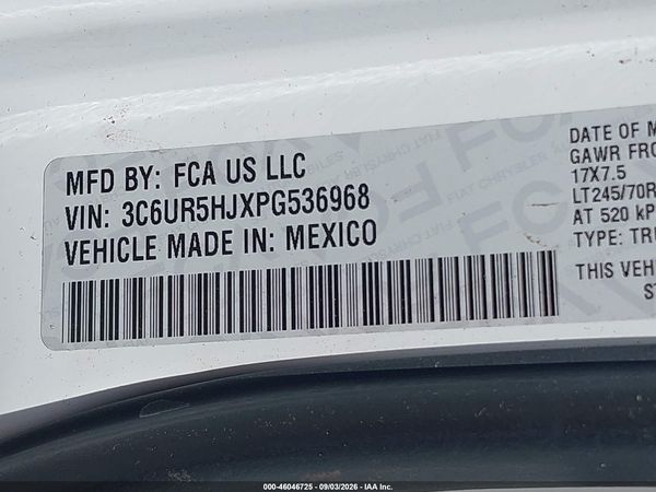 2023 RAM 2500 Tradesman