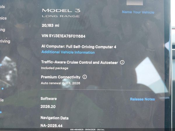 2025 TESLA MODEL 3 — I7