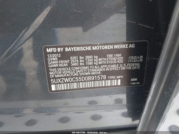 2013 BMW X5 XDRIVE35D