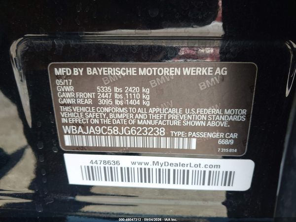 2018 BMW 530E IPERFORMANCE — I9