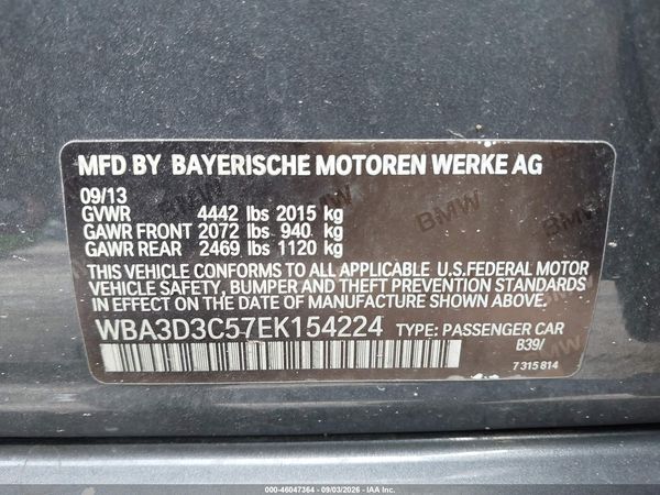 2014 BMW 328D — I9