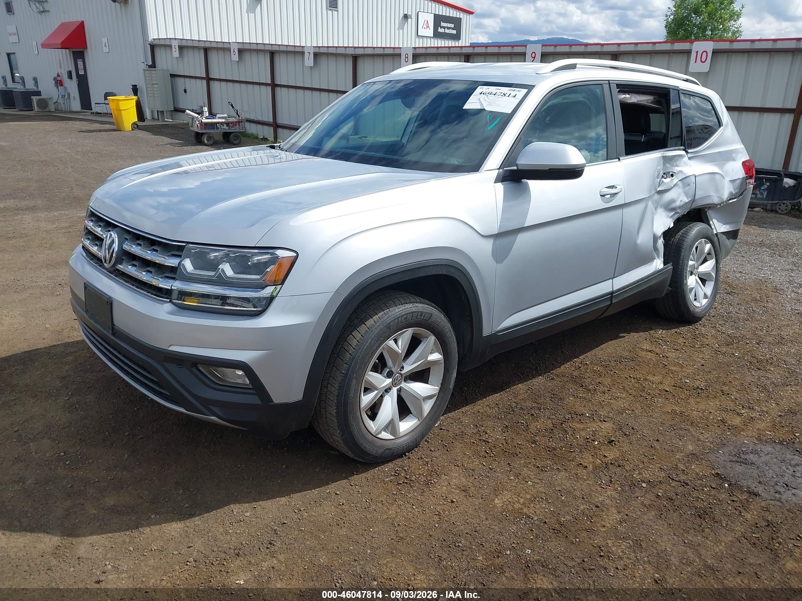 2018 VOLKSWAGEN ATLAS 3.6L V6 SE — I2
