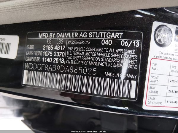 2013 MERCEDES-BENZ C 300 SPORT 4MATIC — I9