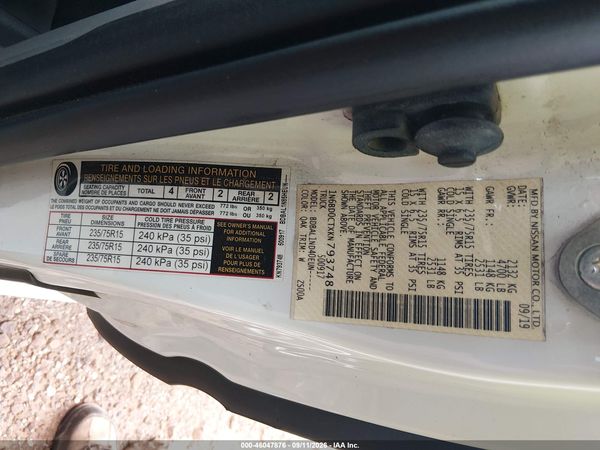 2019 NISSAN FRONTIER S — I154