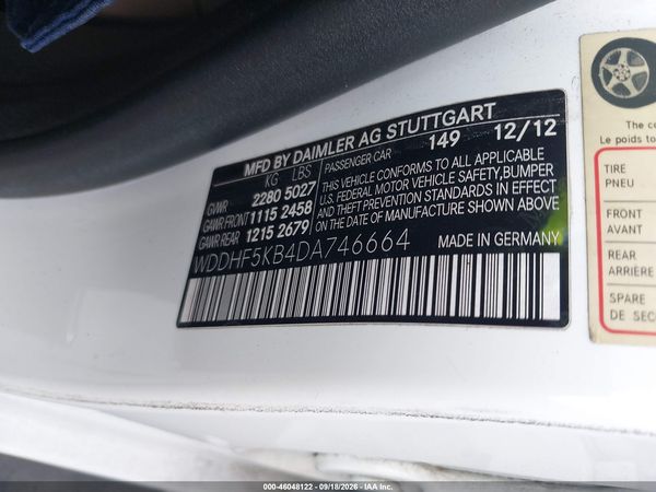 2013 MERCEDES-BENZ E 350 E350 — I9
