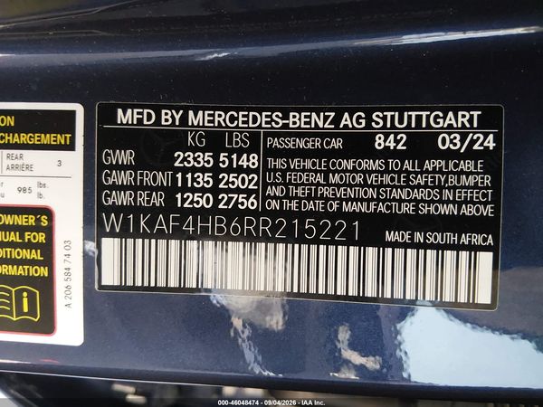 2024 MERCEDES-BENZ C 300 — I9