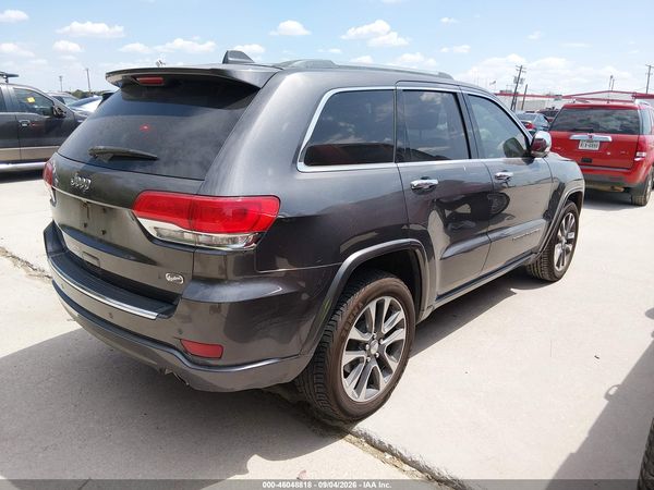 2018 JEEP GRAND CHEROKEE OVERLAND 4X2 — I4