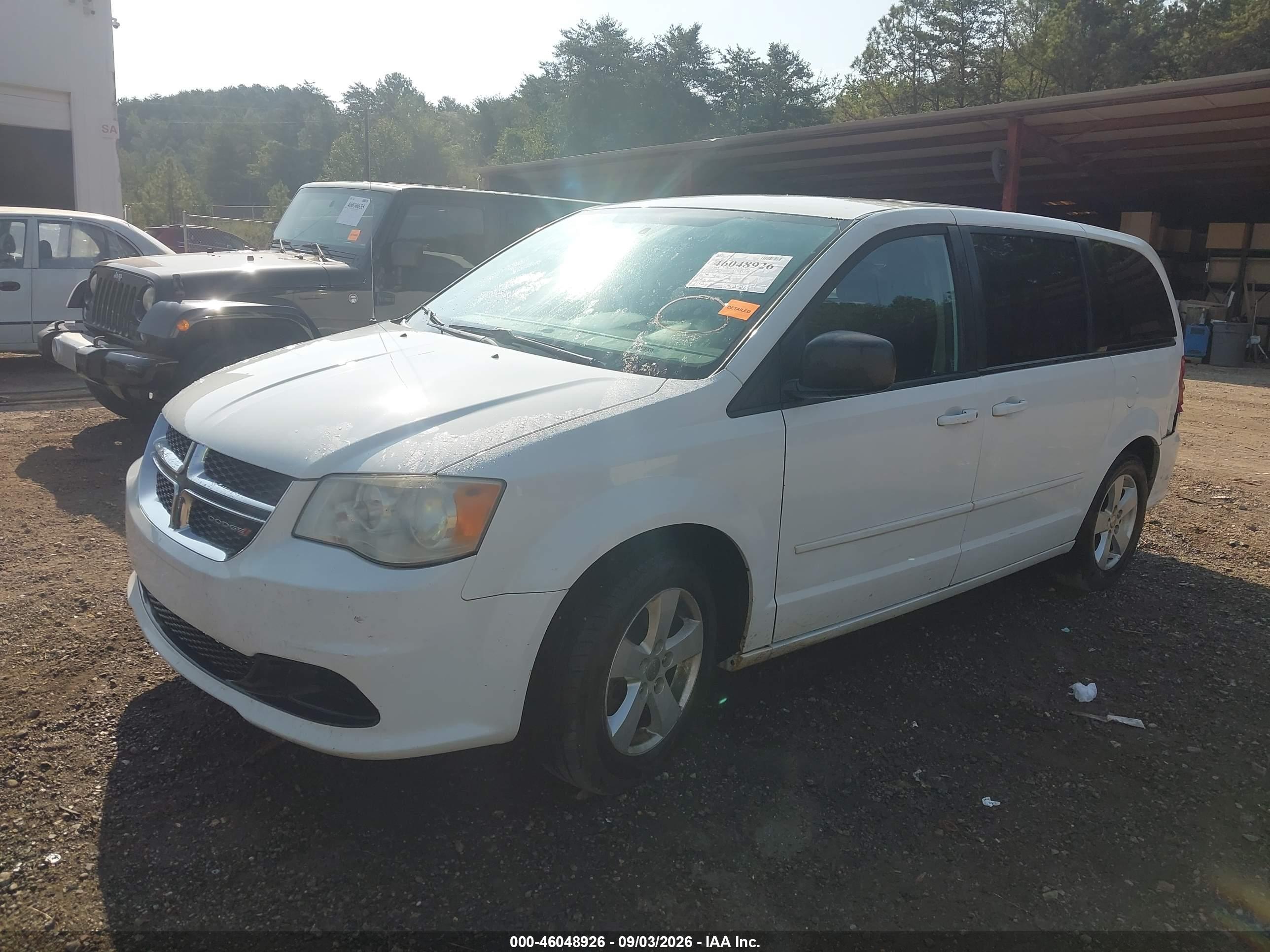 2013 DODGE GRAND CARAVAN SE — I2