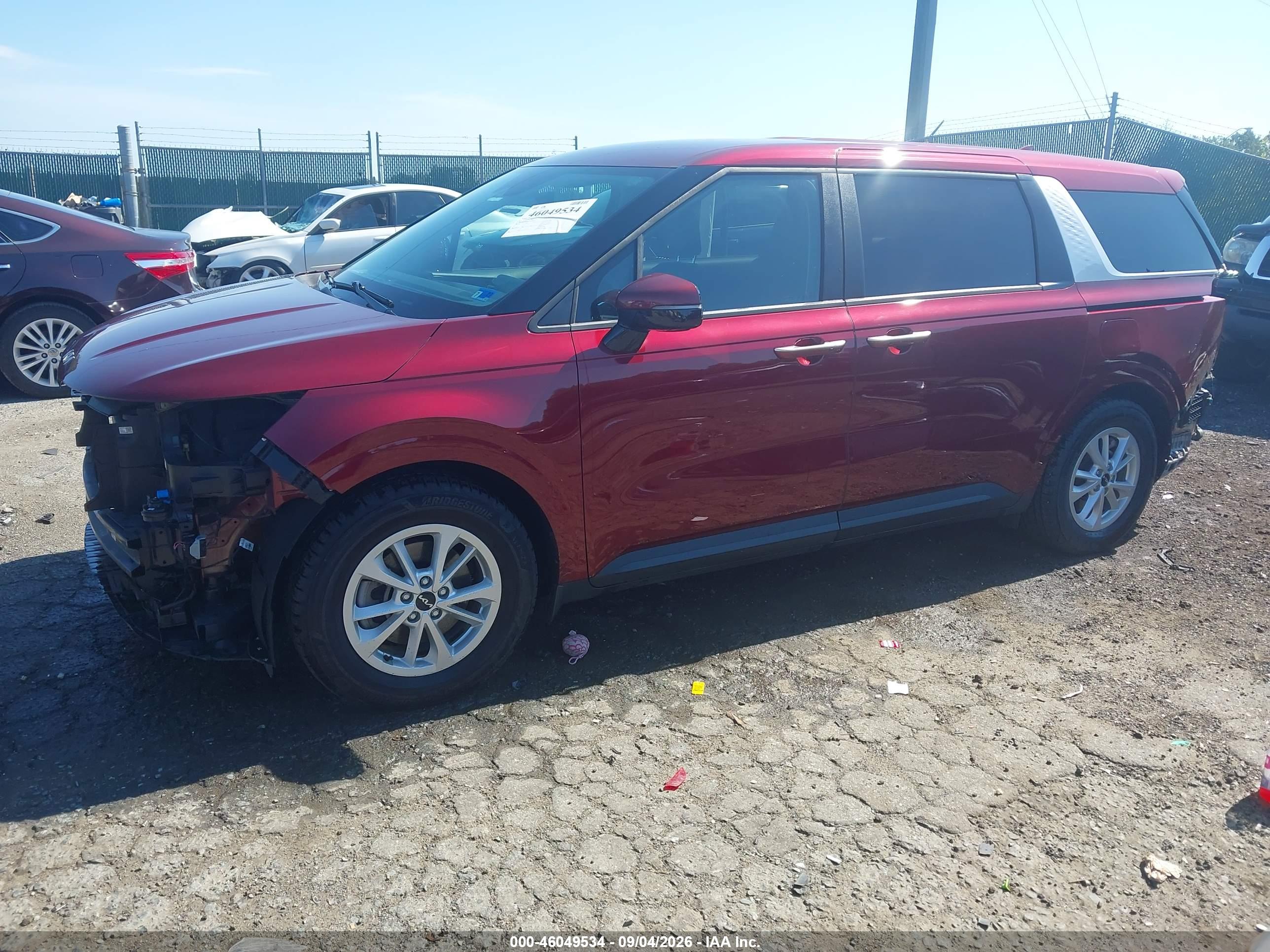 2022 KIA CARNIVAL MPV LX SEAT PACKAGE — I2