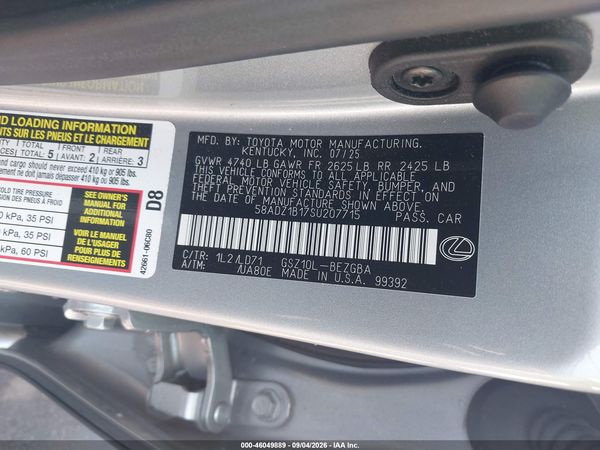 2025 LEXUS ES 350 350 Premium — I9