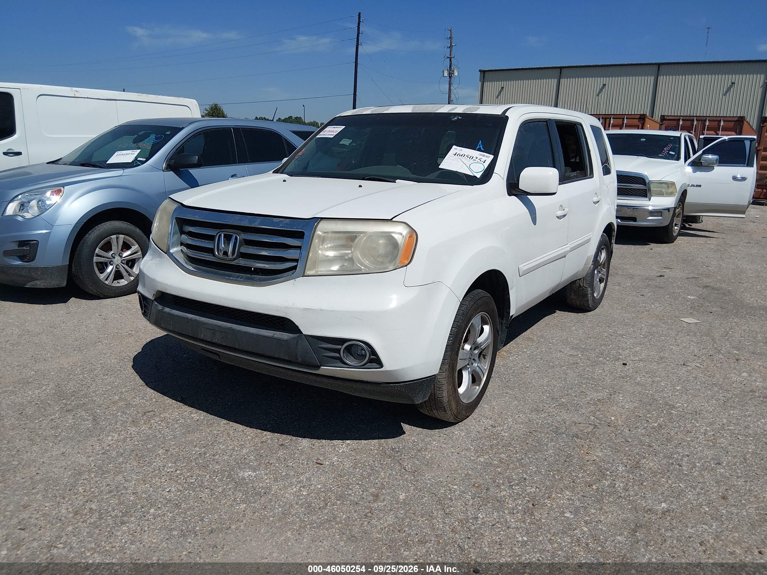 2012 HONDA PILOT EX-L — I2