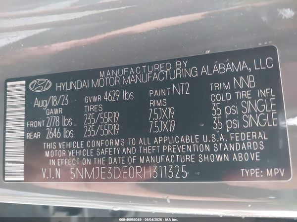 2024 HYUNDAI TUCSON LIMITED — I9