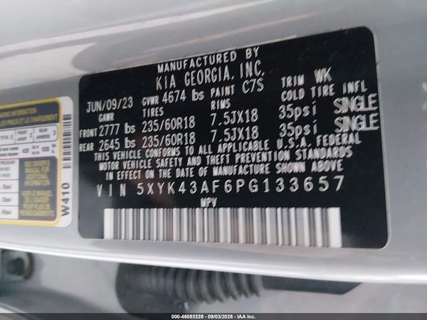 2023 KIA SPORTAGE SX — I9