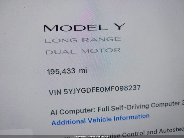 2021 TESLA MODEL Y — I118