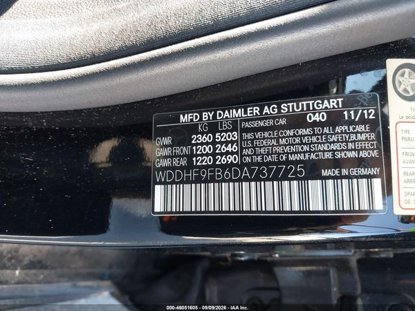 2013 MERCEDES-BENZ E 400 HYBRID SPORT