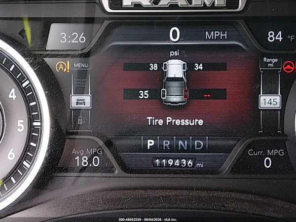 2019 RAM 1500 LARAMIE  4X4 5'7 BOX — I118