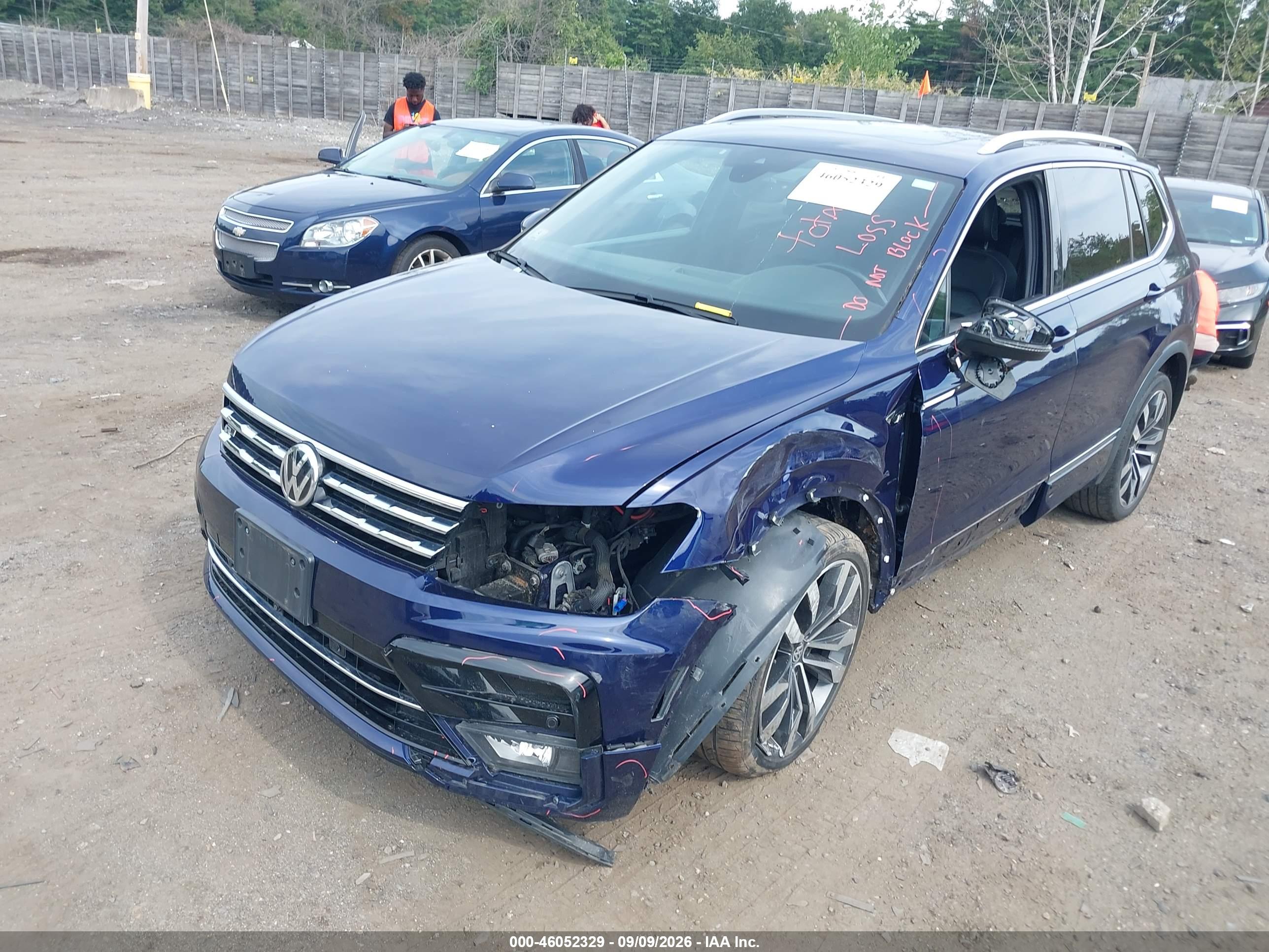 2021 VOLKSWAGEN TIGUAN 2.0T SEL PREMIUM R-LINE — I2