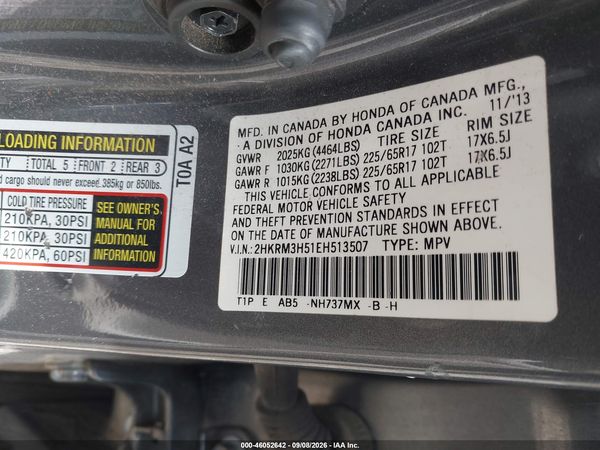 2014 HONDA CR-V EX — I9
