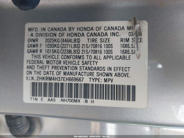 2014 HONDA CR-V LX