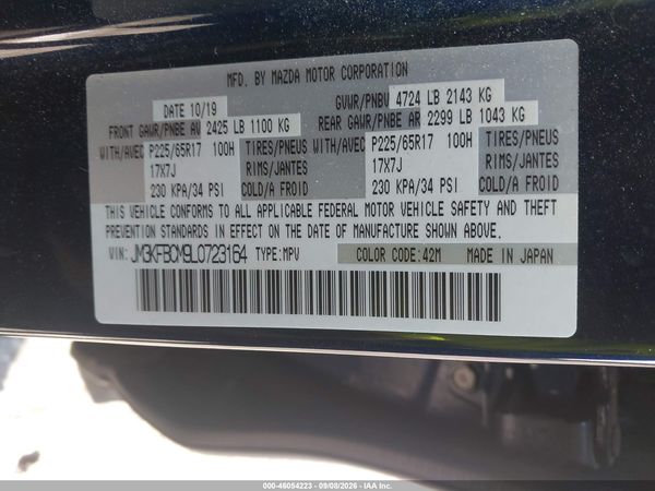 2020 MAZDA CX-5 TOURING — I9