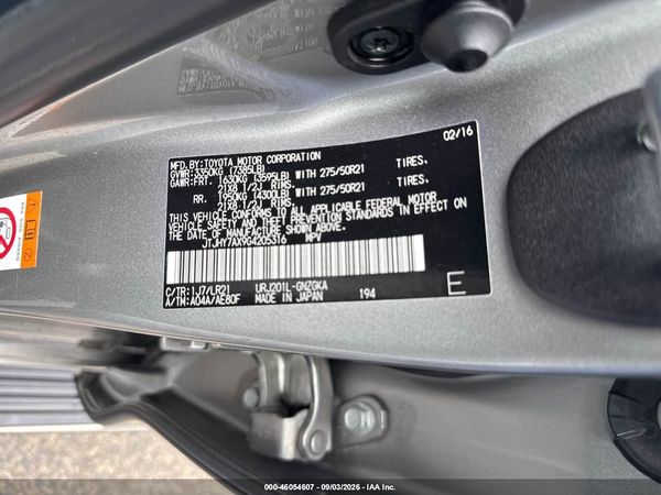 2016 LEXUS LX 570