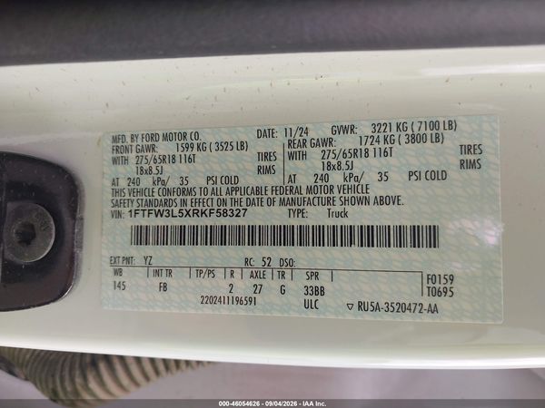 2024 FORD F-150 XLT — I9