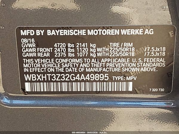 2016 BMW X1 XDRIVE28I