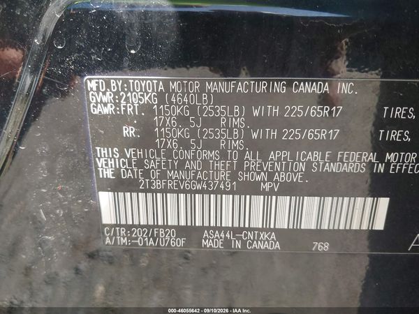 2016 TOYOTA RAV4 LE