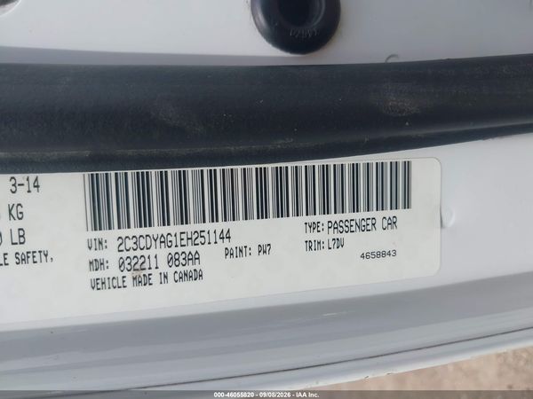 2014 DODGE CHALLENGER SXT — I9