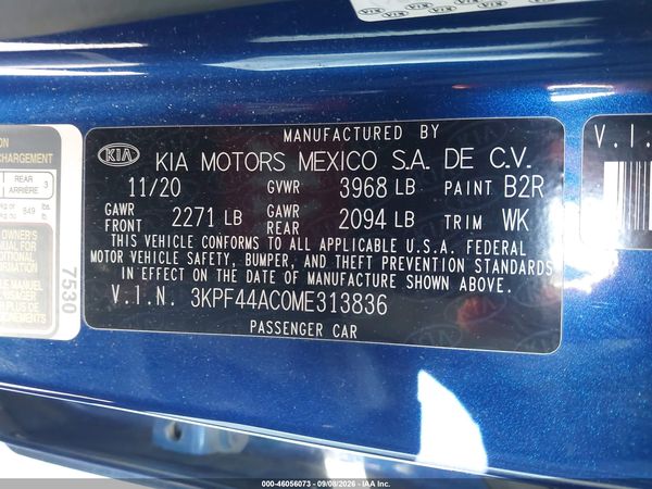 2021 KIA FORTE GT — I9