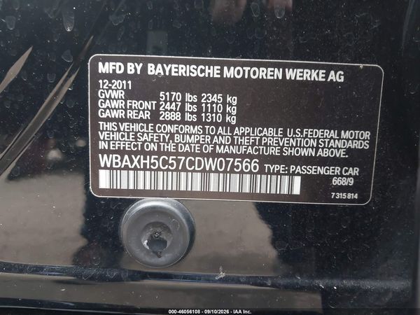2012 BMW 528I XDRIVE — I9