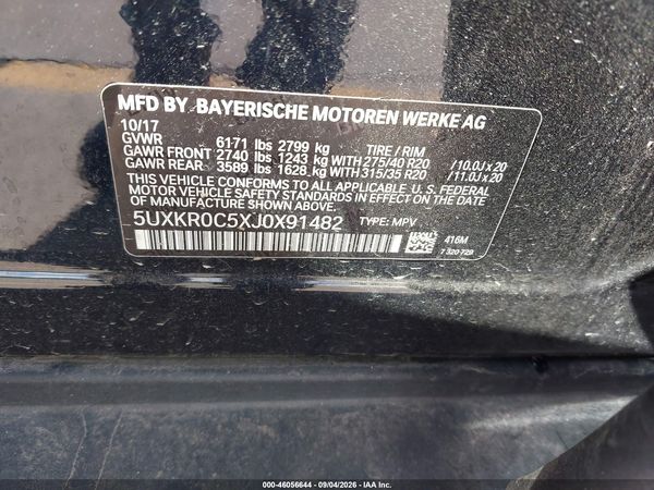 2018 BMW X5 XDRIVE35I