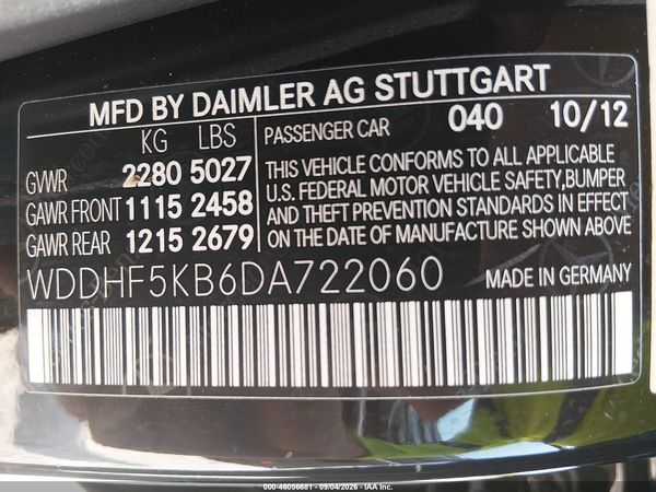 2013 MERCEDES-BENZ E 350 E350 — I9