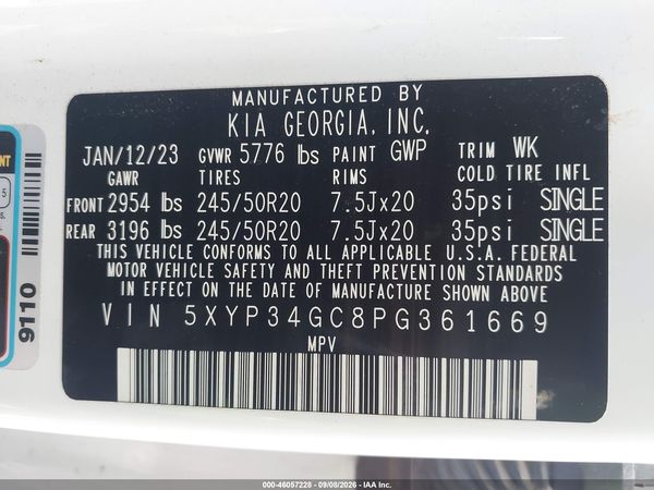 2023 KIA TELLURIDE EX — I9
