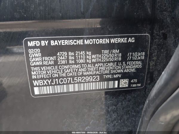 2020 BMW X2 XDRIVE28I — I9
