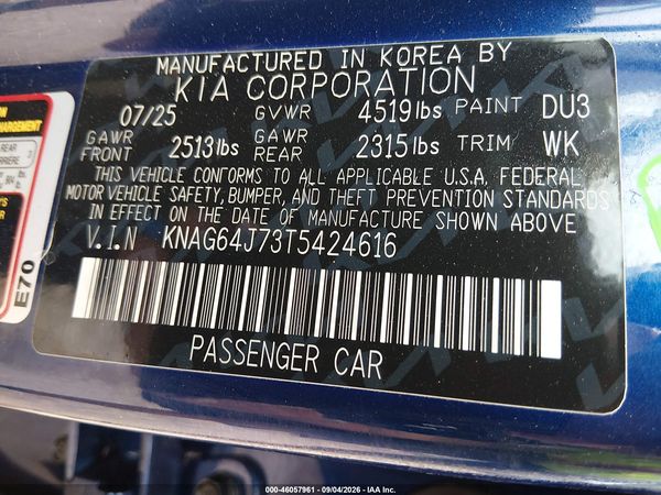 2026 KIA K5 GT-LINE AWD