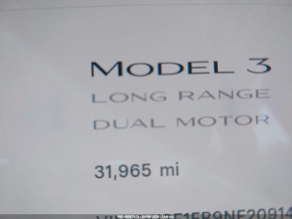 2022 TESLA MODEL 3 — I118