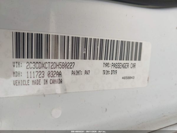 2013 DODGE CHARGER R/T — I9