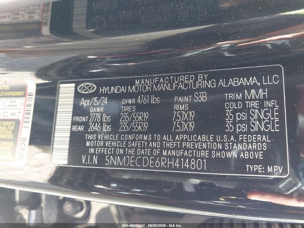 2024 HYUNDAI TUCSON LIMITED — I9