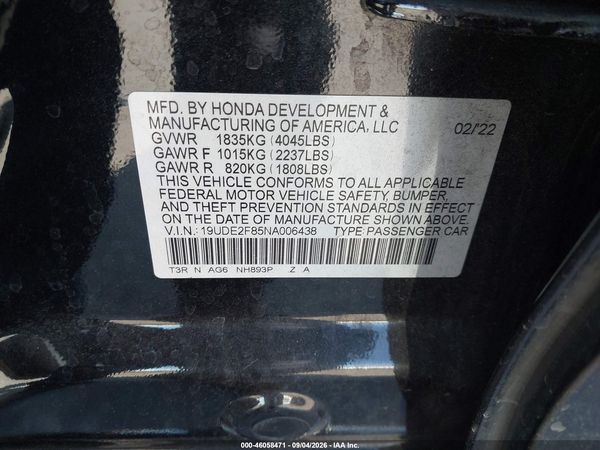2022 ACURA ILX — I9