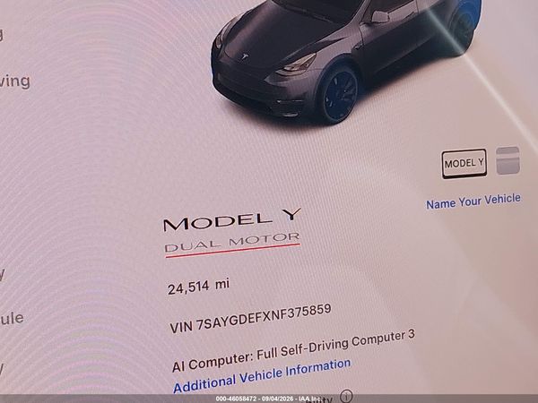 2022 TESLA MODEL Y
