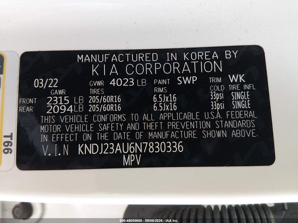 2022 KIA SOUL LX — I9