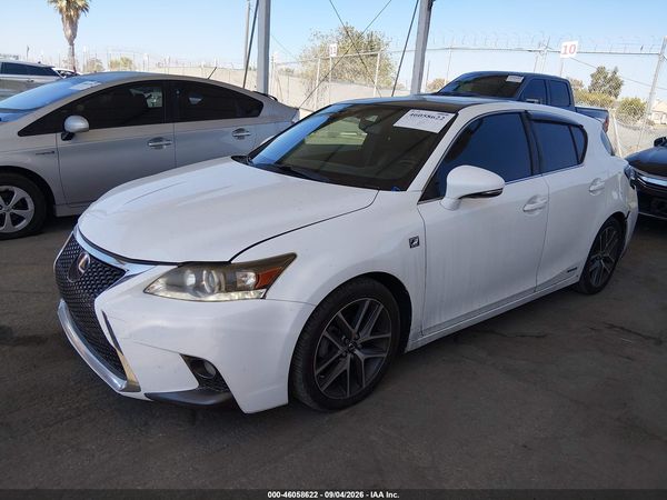 2016 LEXUS CT 200H — I2